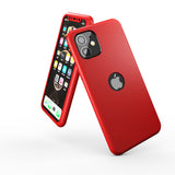 Apple iPhone 11 360 Rote Hülle mit Schutzglas