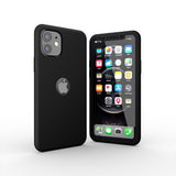 Apple iPhone 11 360 Rote Hülle mit Schutzglas