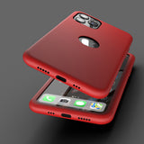 Apple iPhone 11 Pro Max Rote Hülle mit Schutzglas