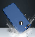 Apple iPhone 8 Plus 360 blaue Hülle