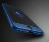 Apple iPhone 8 Plus 360 blaue Hülle
