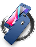 Apple iPhone 7 Plus 360 blaue Hülle