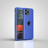 Apple iPhone 11 Pro 360 Grad Schutz Schwarze Hülle