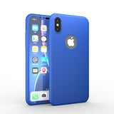 Apple iPhone XS 360 Hülle mit Schutzglas