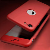 Apple iPhone SE 2020 360 rote Hülle