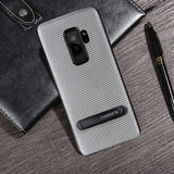 Samsung Galaxy S9 Plus Stand silberne Hülle