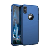Apple iPhone X 360 Blaue Hülle