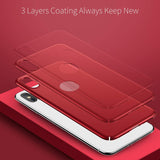 Apple iPhone X 360 Rote Hülle
