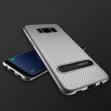 Samsung Galaxy S8 Plus silberne Stand Hülle