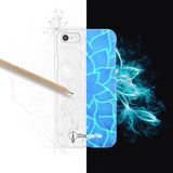 Leuchtende Wasserlilien Hülle für das iPhone SE 2020