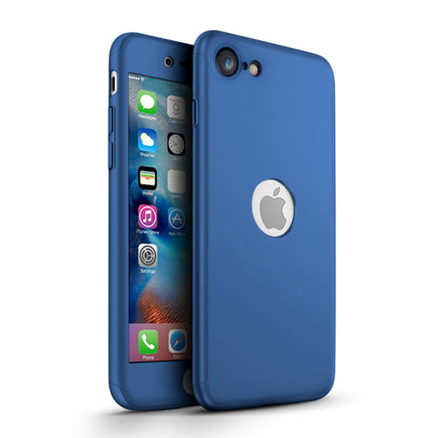 Apple iPhone SE 2020 360 blaue Hülle