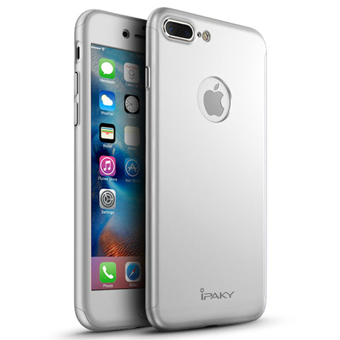 Apple iPhone 8 Plus 360 silberne Hülle