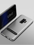 Samsung Galaxy S9 Stand silberne Hülle