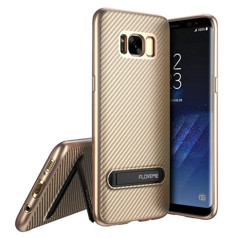 Samsung Galaxy S8 silberne Stand Hülle