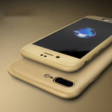 360 Apple iPhone 8 Plus 360 goldene Hülle