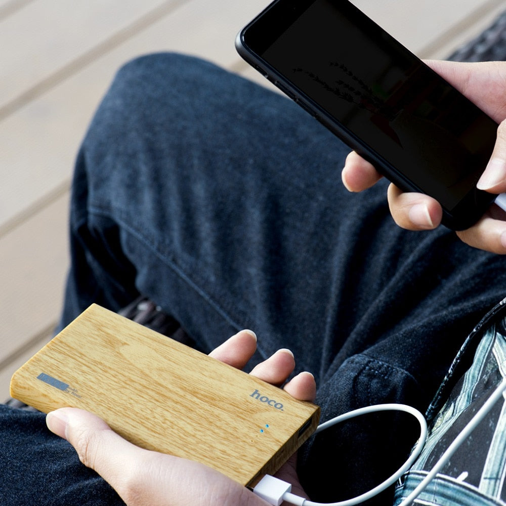 Wooden Power Bank 13 000 MAh