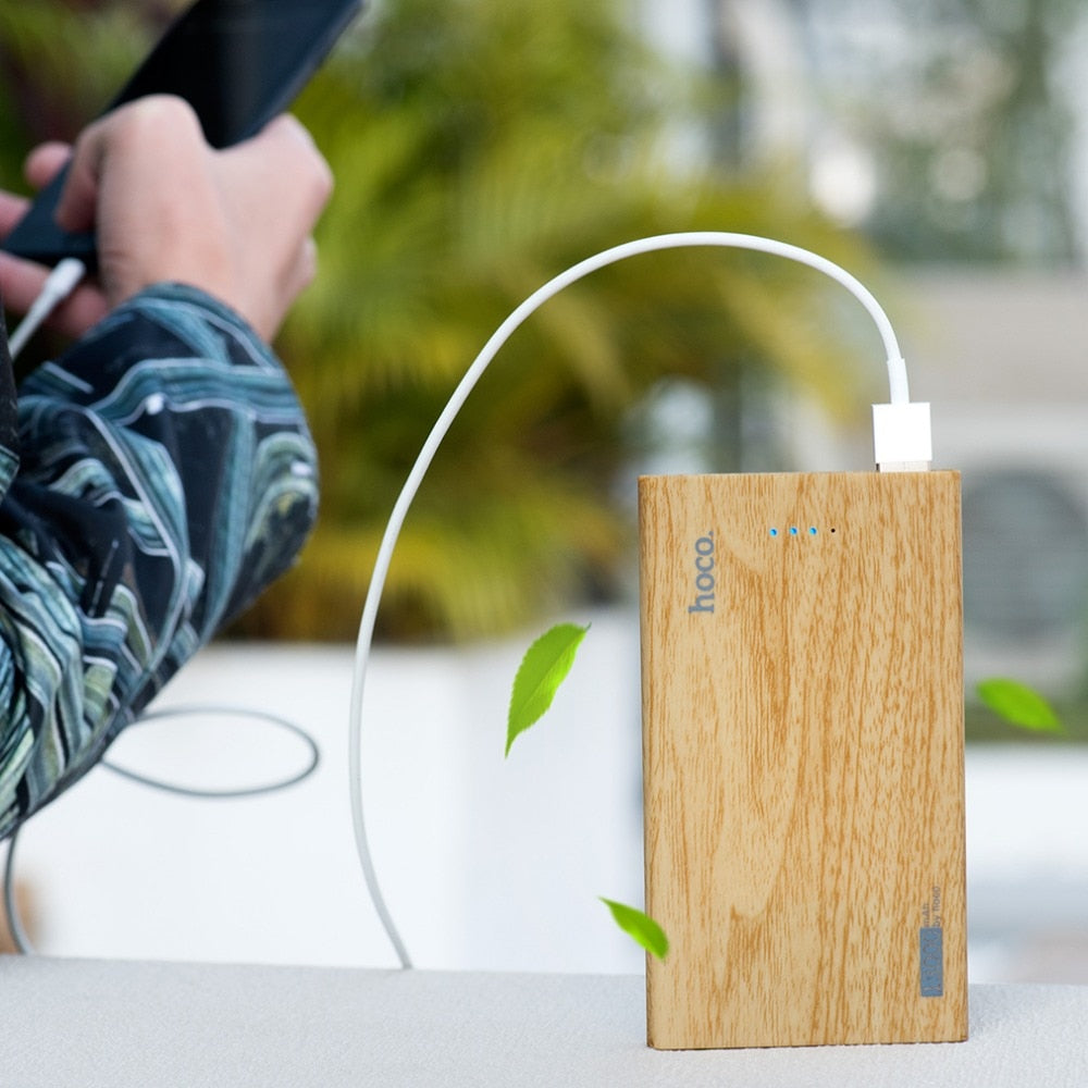 Wooden Power Bank 13 000 MAh