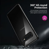 Samsung Galaxy S10 Plus transparente Hülle - Black
