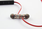 RED ChargeSound Wireless Bluetooth 4.1 Earphones with Microphone
