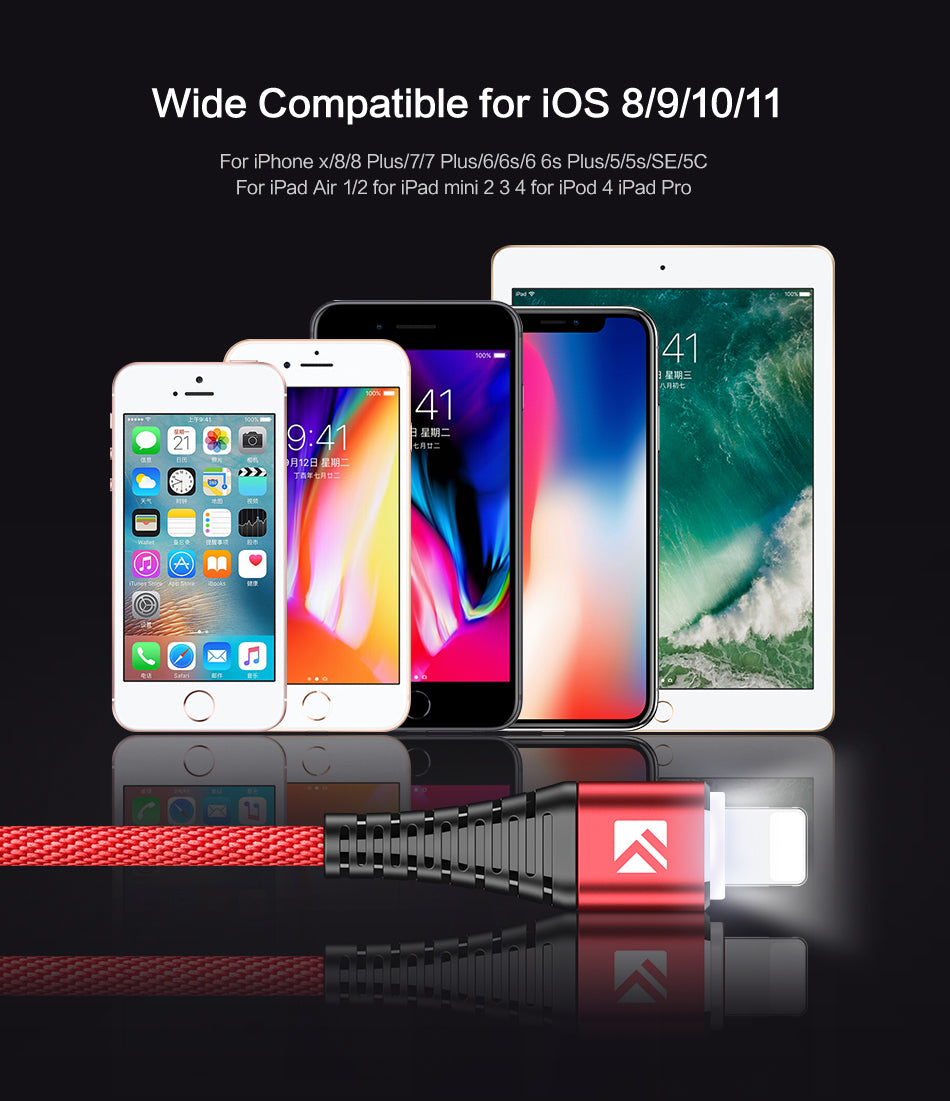 Lightning Kabel für IPhone – Rot
