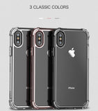 Durchsichtige Hülle mit Luftkissen für das iPhone X