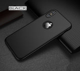 Apple iPhone XS Max 360 schwarze Hülle