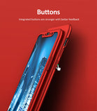 Apple iPhone X 360 Red Hülle