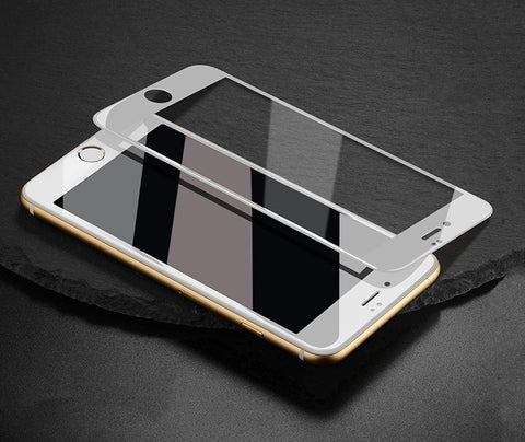 4D iPhone 8 Full Screen Protection White