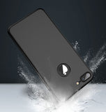 Apple iPhone 8 Plus 360 Schwarze Hülle