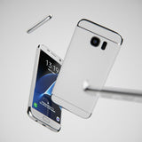 3in1 Samsung Galaxy S7 Silber Hülle