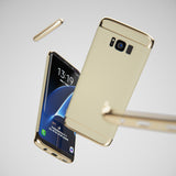 Galaxy S8 Schwarz Hülle mit silbernen Bügeln
