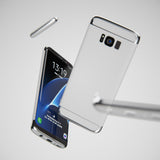 3in1 Samsung Galaxy S8 Plus Silber Hülle