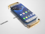3in1 Samsung Galaxy S7 EDGE Blaue Hülle