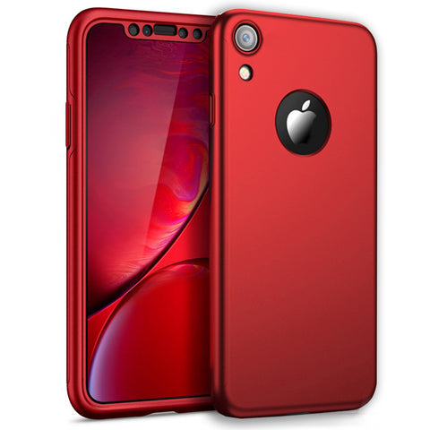Apple iPhone XR 360 Rote Hülle