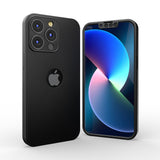 Apple iPhone 13 Pro 360 Grad Schutz Schwarze Hülle