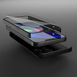 Apple iPhone 13 Pro 360 Grad Schutz Schwarze Hülle