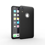 Apple iPhone XR 360 Rote Hülle mit Schutzglas