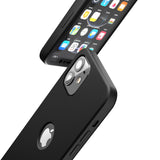 Apple iPhone 12 Mini 360 Grad Schutz Schwarze Hülle