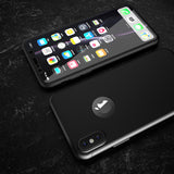 Apple iPhone XS 360 Hülle mit Schutzglas