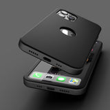 Apple iPhone 13 Pro Max 360 Grad Schutz Schwarze Hülle