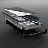 Apple iPhone 12 Pro 360 Grad Schutz Schwarze Hülle