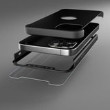 Apple iPhone 13 Pro Max 360 Grad Schutz Schwarze Hülle