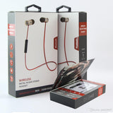 RED ChargeSound Wireless Bluetooth 4.1 Earphones with Microphone