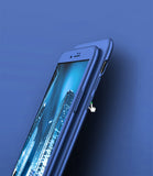 Apple iPhone 8 Plus 360 blaue Hülle
