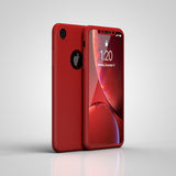 Apple iPhone XR 360 blaue Hülle