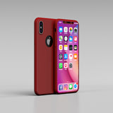 Apple iPhone XS Max 360 schwarze Hülle