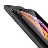 Apple iPhone X 360 schwarze Hülle