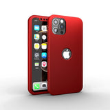 Apple iPhone 13 Pro Max 360 Grad Schutz Schwarze Hülle