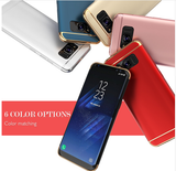 3in1 Samsung Galaxy S8 Plus Silber Hülle
