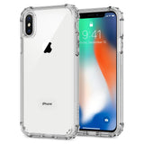 Durchsichtige Hülle mit Luftkissen für das iPhone X